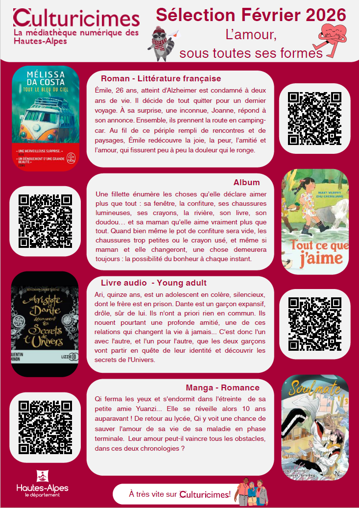 Selection fevrier 2026